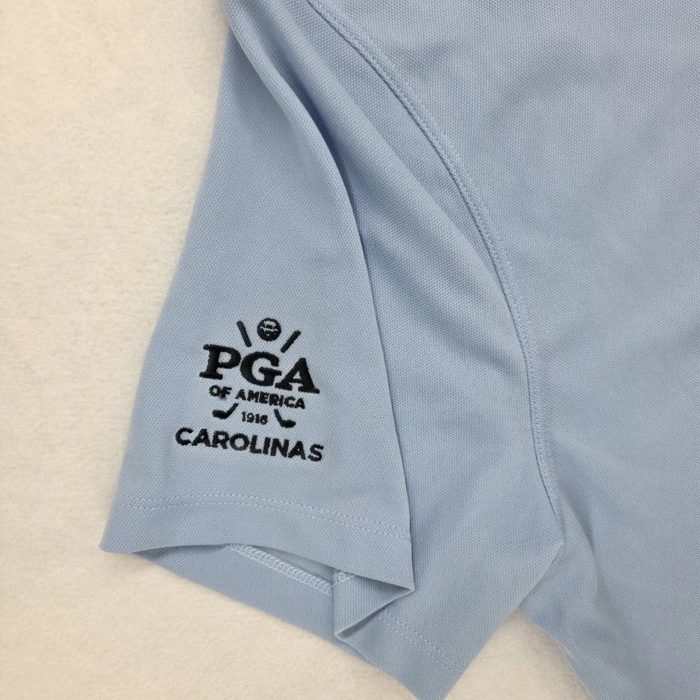 Nike Dri-FIT PGA Quail Hollow 2025 Golf Polo Mens Large Preppy Wicking Shirt EUC